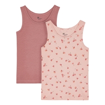 BIRKHOLM 2-Pak Tanktops Blomsterstilke